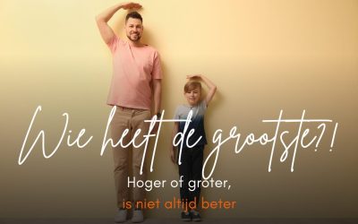 Wie heeft de grootste?