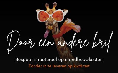 Bespaar structureel op standbouwkosten, zonder in te leveren op kwaliteit