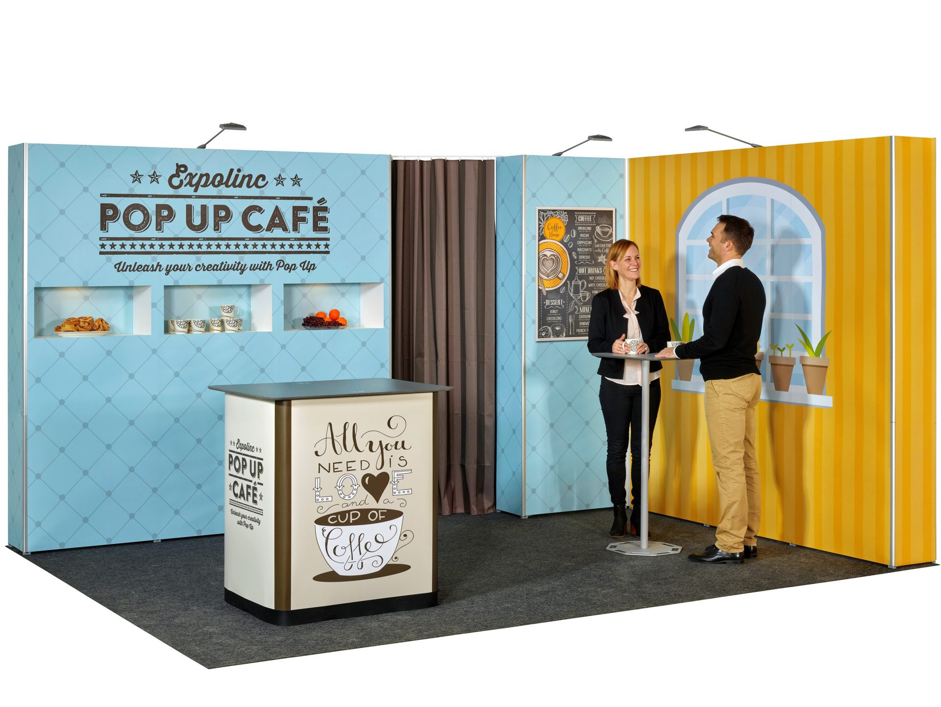 1 Expolinc Custom Collection Pop Up Cafe